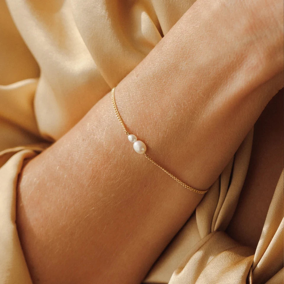 EManco Stainless Steel Freshwater Pearl Bracelet for Women Hypoallergenic Bracelets Fashion Jewelry Factory Direct Dropshipping-0